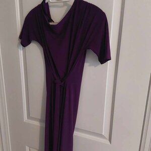 Jacob Purple Wraparound Dress